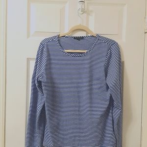 For Cynthia Size XL Blue & White Striped Top